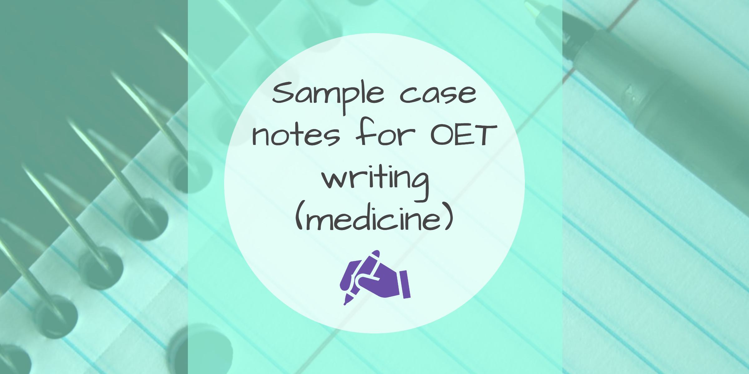 Sample Oet Writing Medicine Case Notes And Sample Letter Learn English For Healthcare